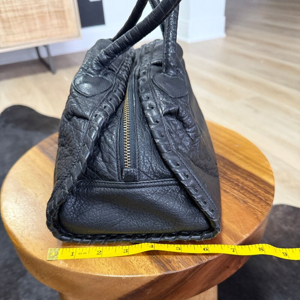 Ibiza Black Leather Handbag - Picture 12 of 12
